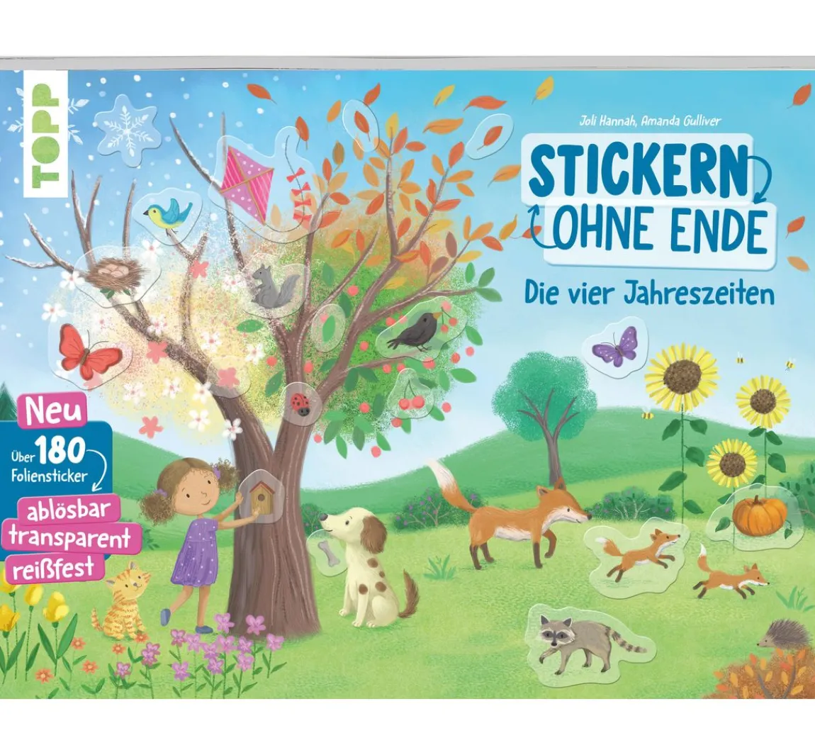 Outlet Topp Buch "Stickern ohne Ende - Die vier Jahreszeiten"