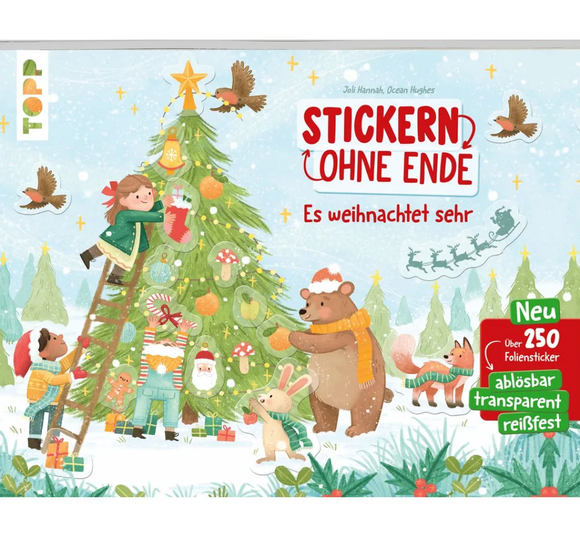 Best Topp Buch "Stickern ohne Ende - Es weihnachtet sehr"