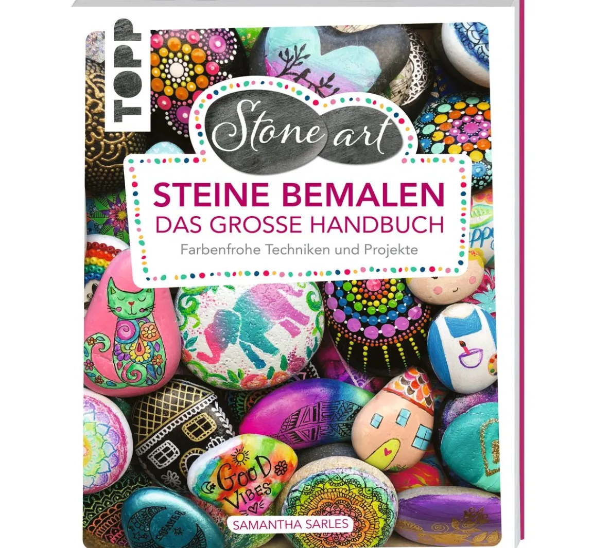 Discount Topp Buch "StoneArt: Steine bemalen - Das große Handbuch"