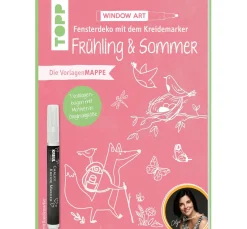 Online Topp Buch "Vorlagenmappe Fensterdeko mit dem Kreidemarker - Frühling & Sommer. Inkl.