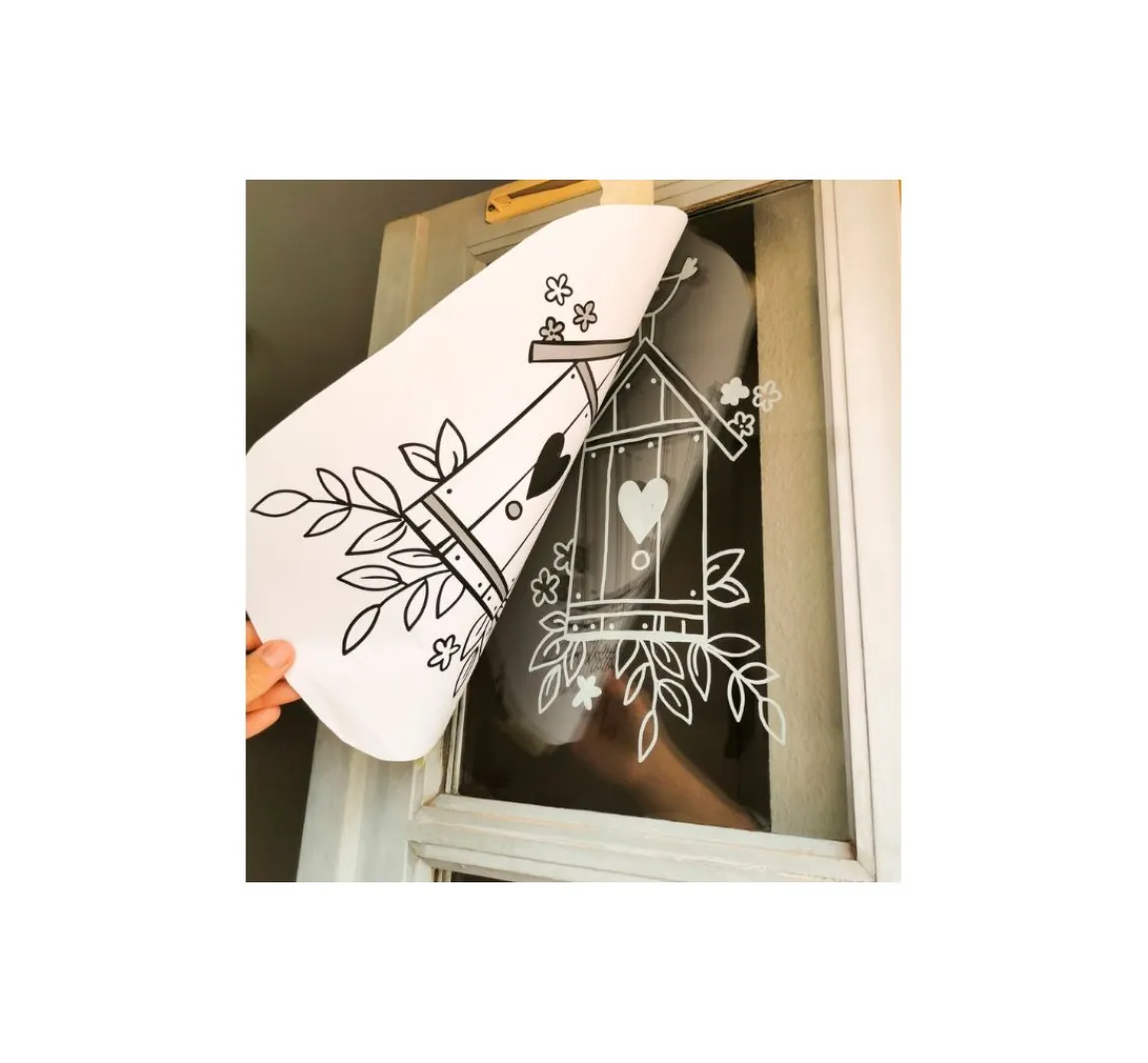 Online Topp Buch "Vorlagenmappe Fensterdeko mit dem Kreidemarker - Frühling & Sommer. Inkl.