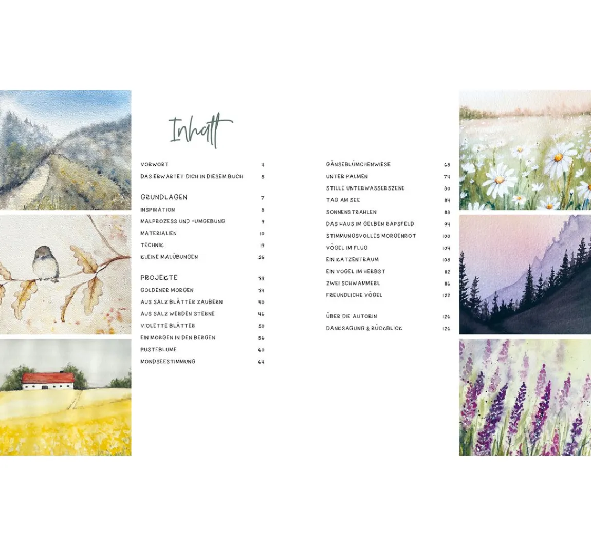 Clearance EMF Buch "Watercolor - Nature Dreams"