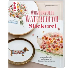 Sale Topp Buch "Wundervolle Watercolor Stickerei"