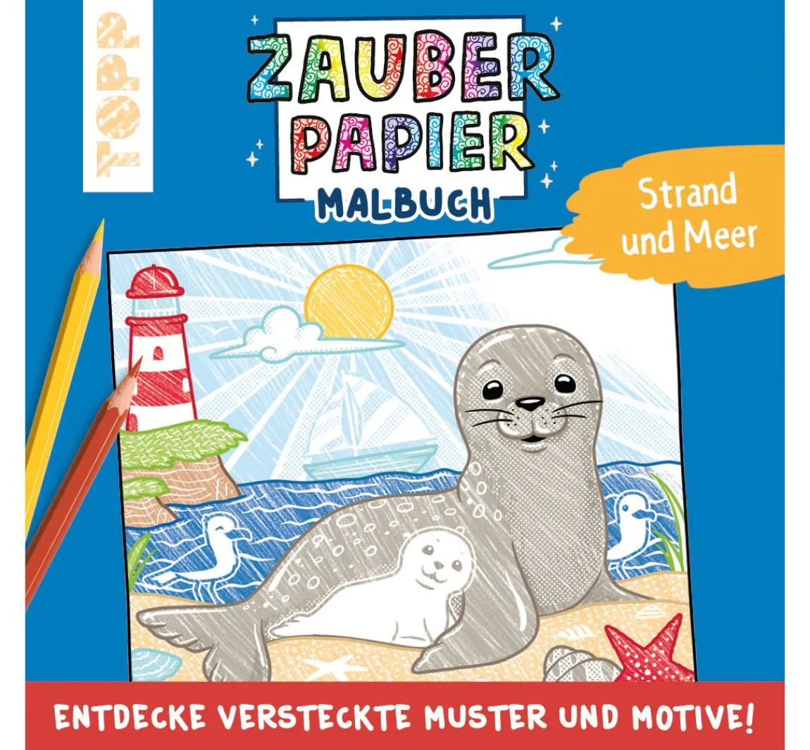Online Topp Buch "Zauberpapier Malbuch Strand und Meer"