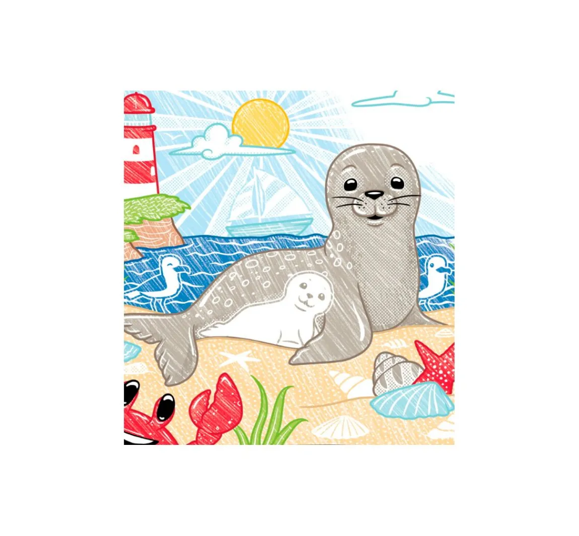 Online Topp Buch "Zauberpapier Malbuch Strand und Meer"