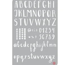 Best Pronty Crafts Bullet Journal Schablone "Alphabet"