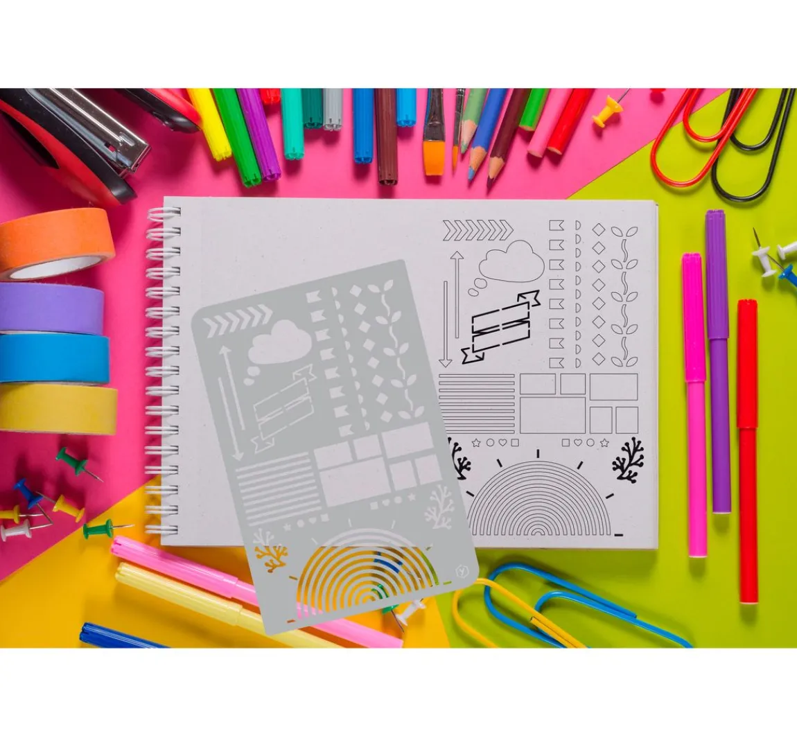 Discount Pronty Crafts Bullet Journal Schablone "Setups "