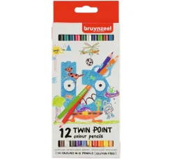 Outlet Bruynzeel Buntstifte "Twin Point", 12tlg.