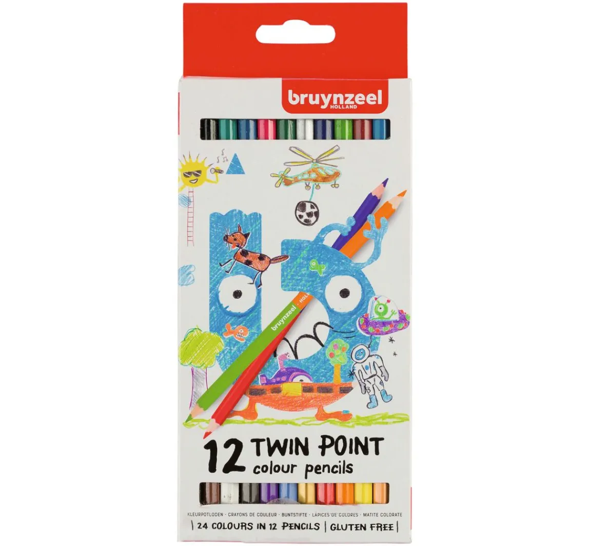 Outlet Bruynzeel Buntstifte "Twin Point", 12tlg.