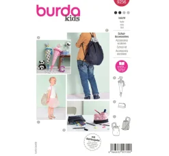 burda style Burda Kids Schnittmuster Schultüte, Mäppchen und Turnbeutel Nr. 9256