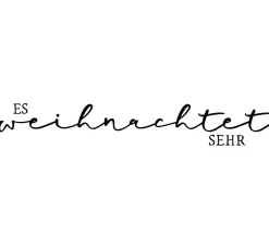 Discount Butterer Stempel "Es weihnachtet sehr"