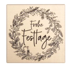 New Butterer Stempel "Frohe Festtage"
