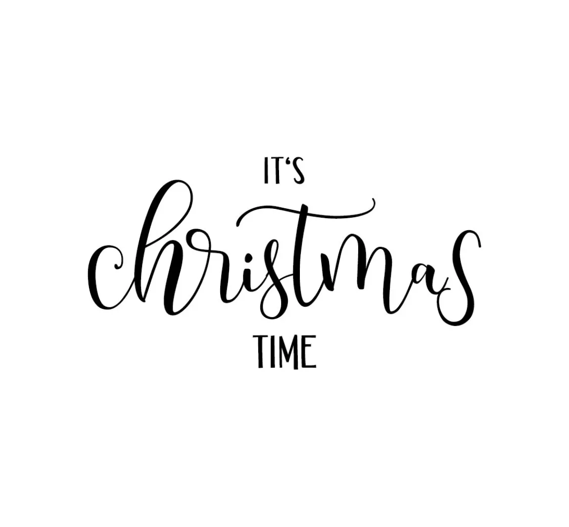 Discount Butterer Stempel "It's christmas time"