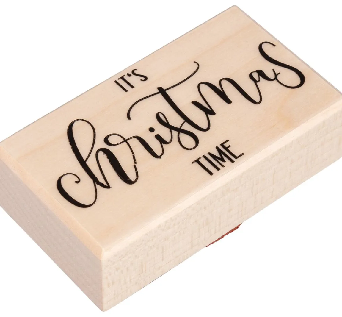 Discount Butterer Stempel "It's christmas time"