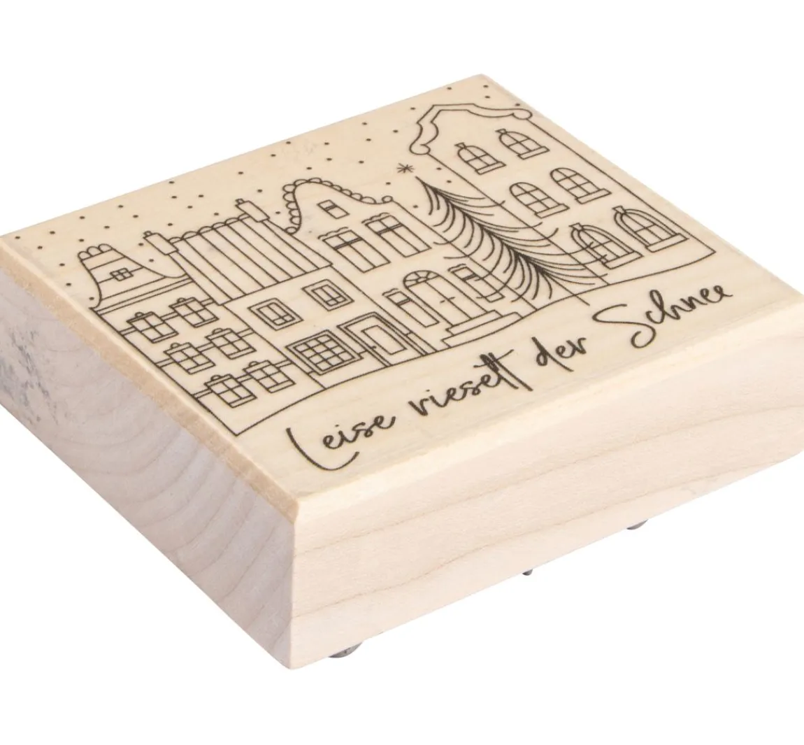 Online Butterer Stempel "Leise rieselt der Schnee"