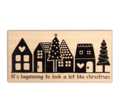 New Butterer Stempel "Little town"