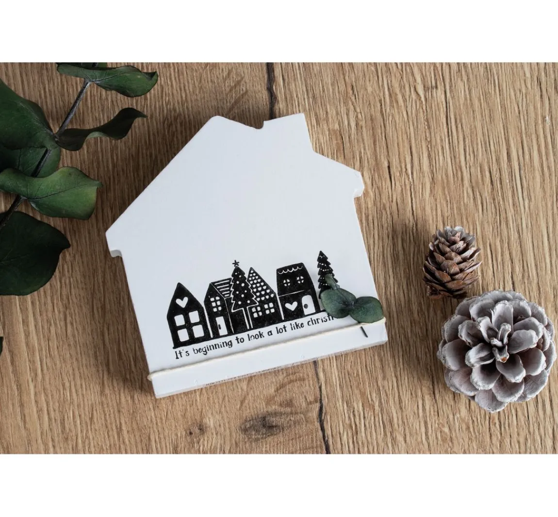 New Butterer Stempel "Little town"