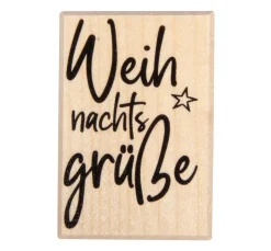 Butterer Stempel "Weihnachtsgrüße"