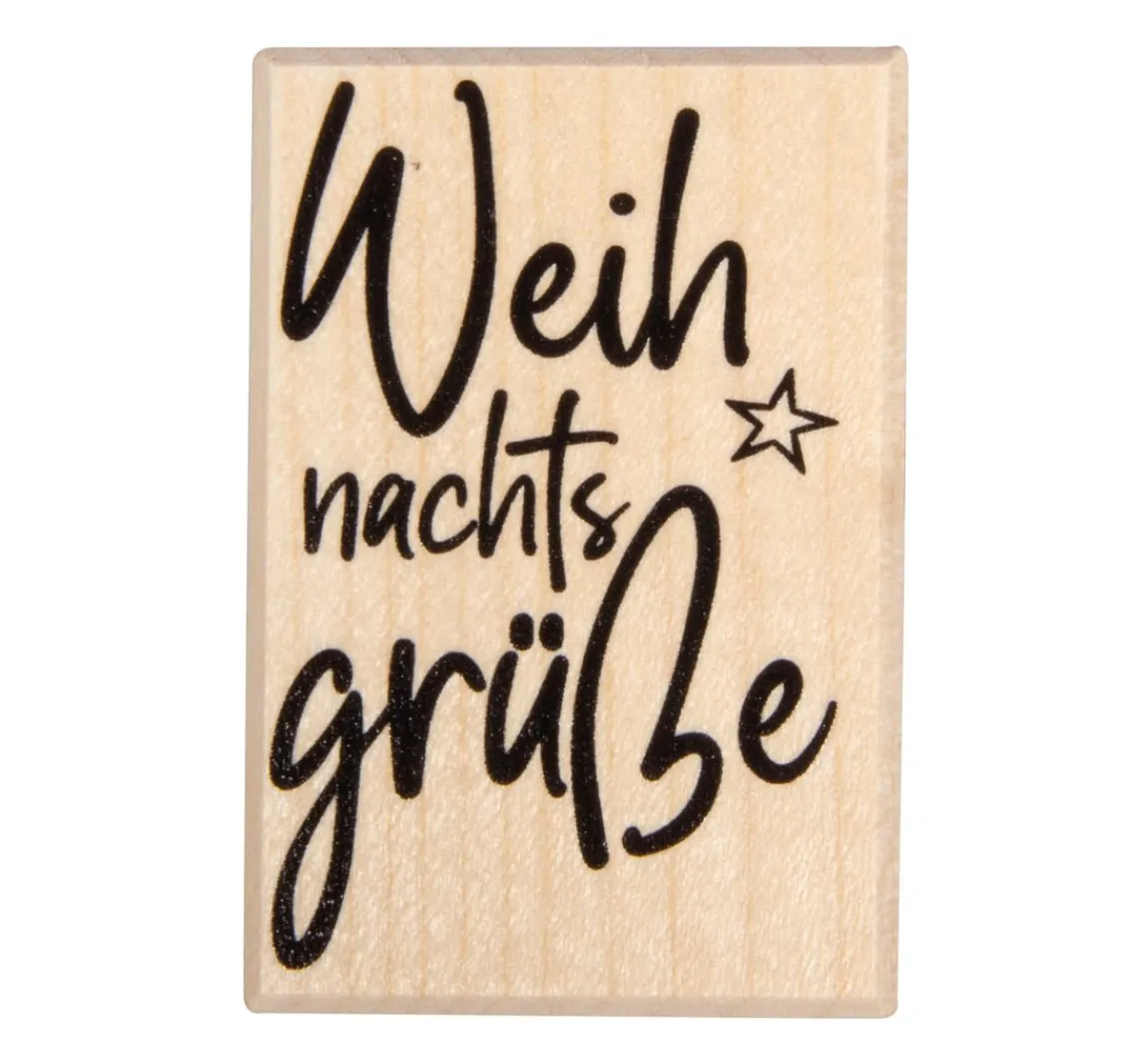 Butterer Stempel "Weihnachtsgrüße"