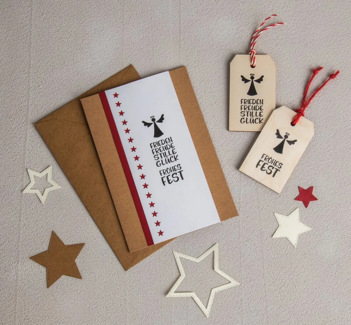 Sale Butterer Stempel "Weihnachtsengel"