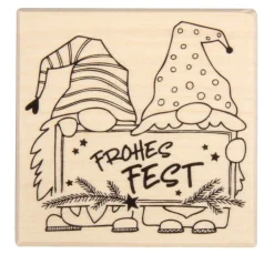 Discount Butterer Stempel "Wichtelgrüße"