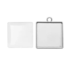Clearance GLOREX Cabochon-Anhänger groß