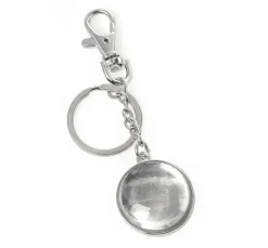 Online GLOREX Cabochon-Schlüsselanhänger mit Karabiner "Rund"