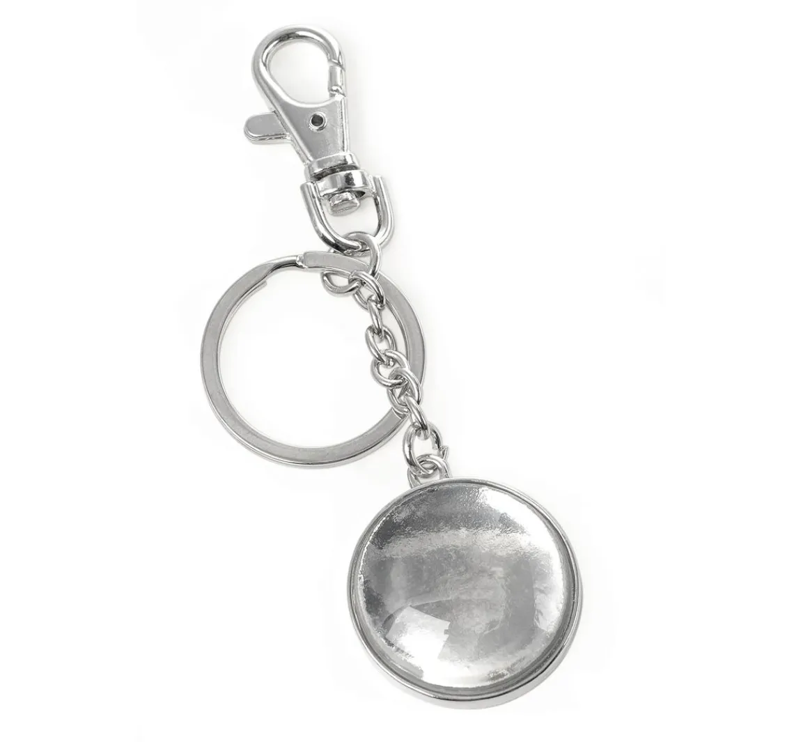 Online GLOREX Cabochon-Schlüsselanhänger mit Karabiner "Rund"