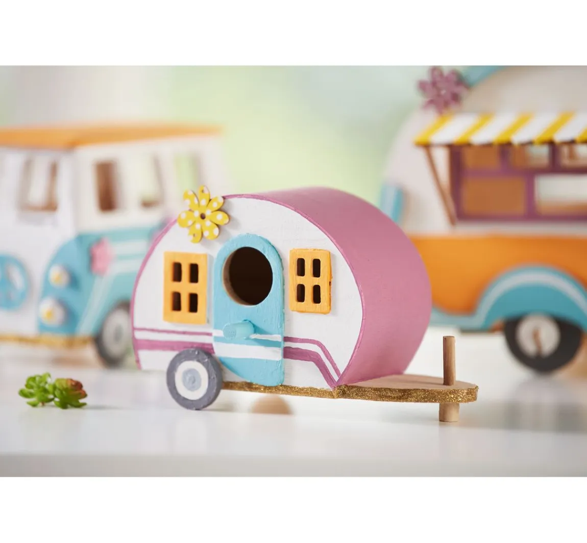 creativ company Campingwagen, Rohholz/Sperrholz