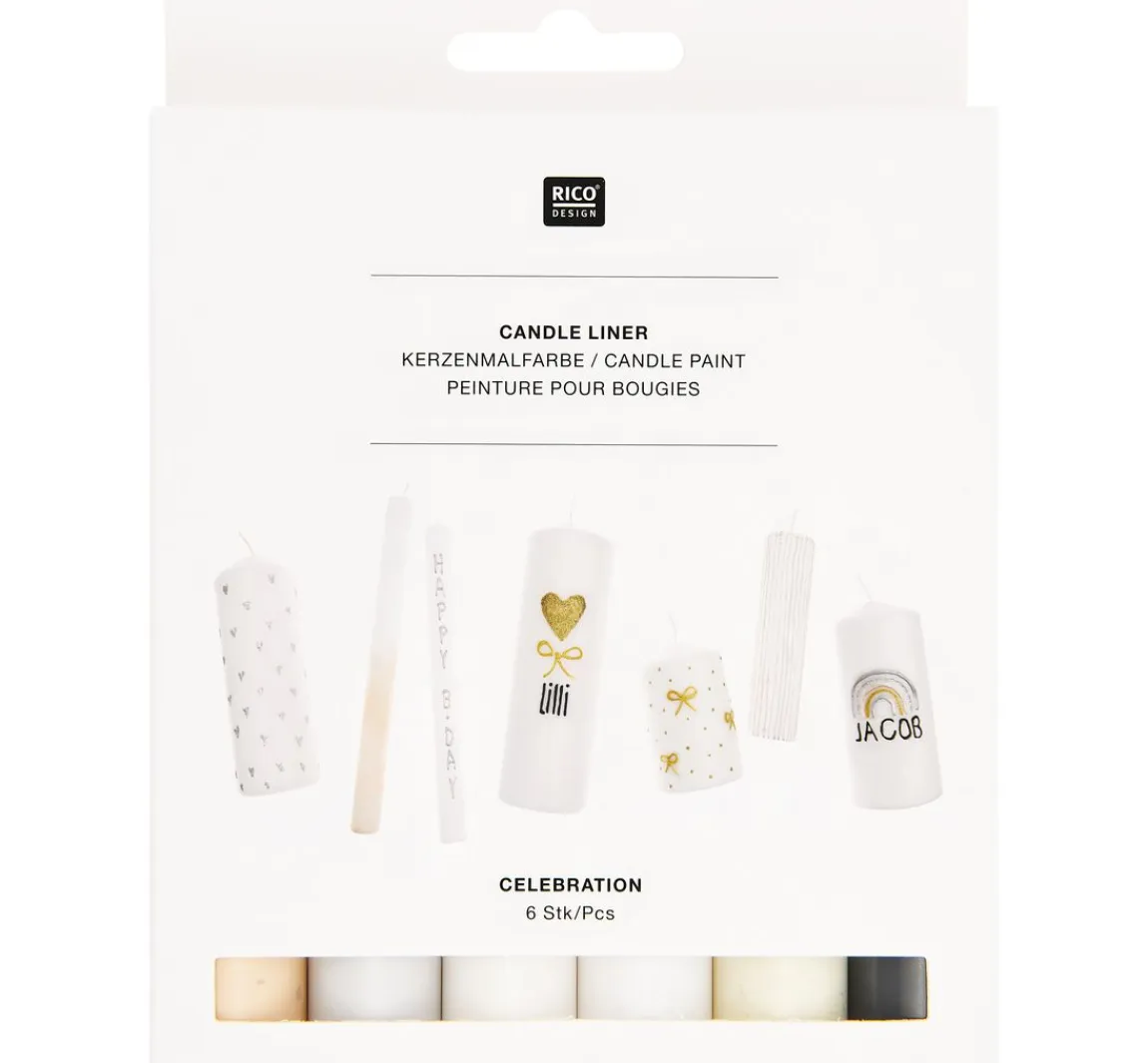 Sale Rico Design Candle Liner Set "Celebration"