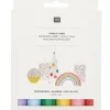 Outlet Rico Design Candle Liner Set "Rainbow"