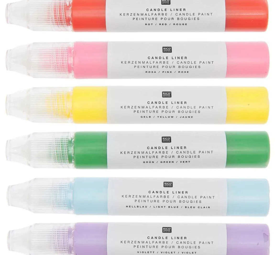 Outlet Rico Design Candle Liner Set "Rainbow"