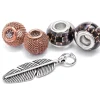 Best folia Charms "Feather", 5tlg.