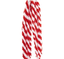 Clearance Rico Design Chenilledraht "Rot/Weiß", 10 Stück