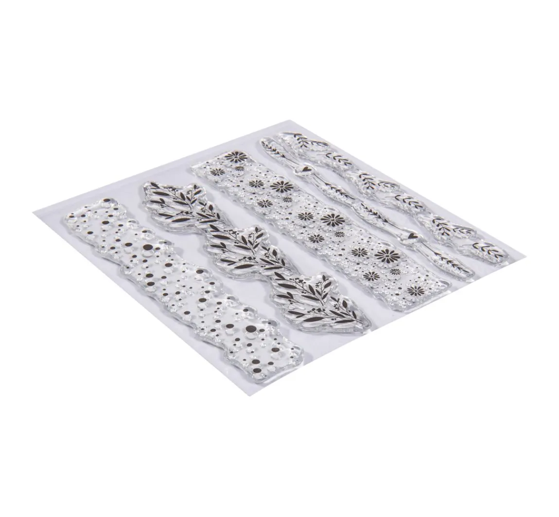 Outlet Rayher Clear Stamps "Blumenmotive"