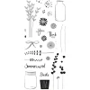 Discount Rayher Clear Stamps "Botanical"