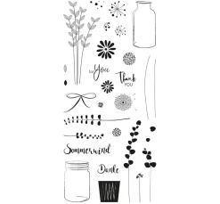 Discount Rayher Clear Stamps "Botanical"