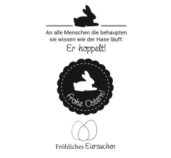 Discount efco Clear Stamps "Der Hase hoppelt"