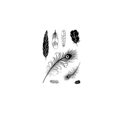 New efco Clear Stamps "Federn"
