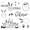 Best Rayher Clear Stamps "Frohe Ostern"