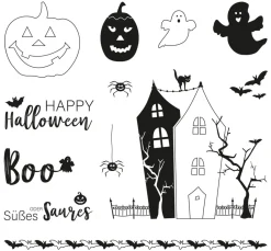 Hot Rayher Clear Stamps "Halloween"
