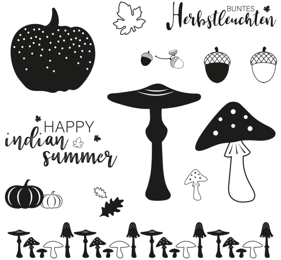 Best Rayher Clear Stamps "Herbstleuchten"