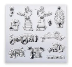 Discount Rayher Clear Stamps "Rentierfreunde"