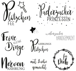 Sale Rayher Clear Stamps "Süße Grüße"