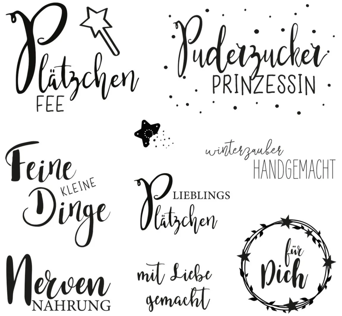 Sale Rayher Clear Stamps "Süße Grüße"