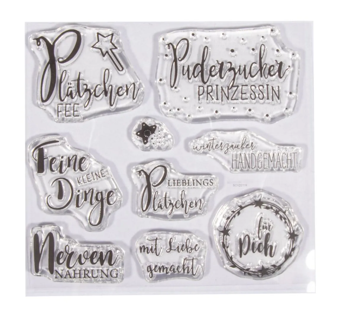 Sale Rayher Clear Stamps "Süße Grüße"
