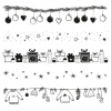 Outlet Rayher Clear Stamps "Weihnachtsbordüren"