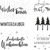 Hot Rayher Clear Stamps "Weihnachtsgrüße"