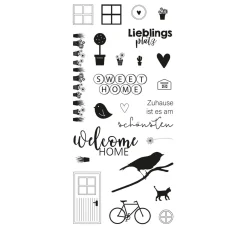 Discount Rayher Clear Stamps "Welcome Home"