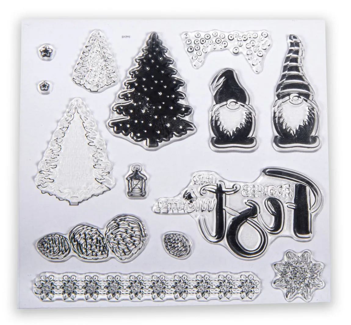Outlet Rayher Clear Stamps "Wichtelweihnacht"